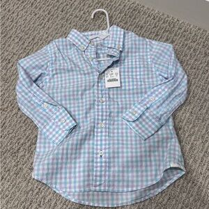☀️Crewcuts Pastel Plaid Button-Down Shirt